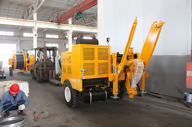 Stringing Equipment Hydraulic Puller Tensioner For Powerline Construction