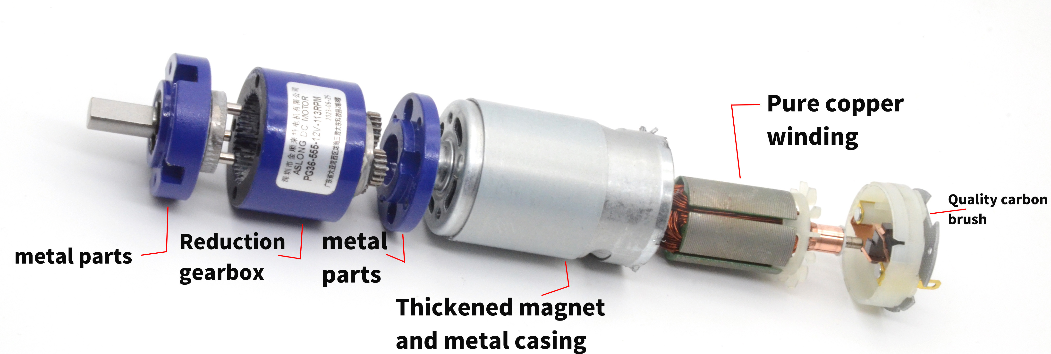 Dc Gear Motor 12v 24v Planetary Dc Gear Motor PG36-555 12v Dc Planetary Gear Motor