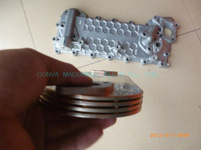 Reliable Isuzu 4hk1 Oil Cooler Parts Engine Oil Cooler Gasket Erosion Resistant