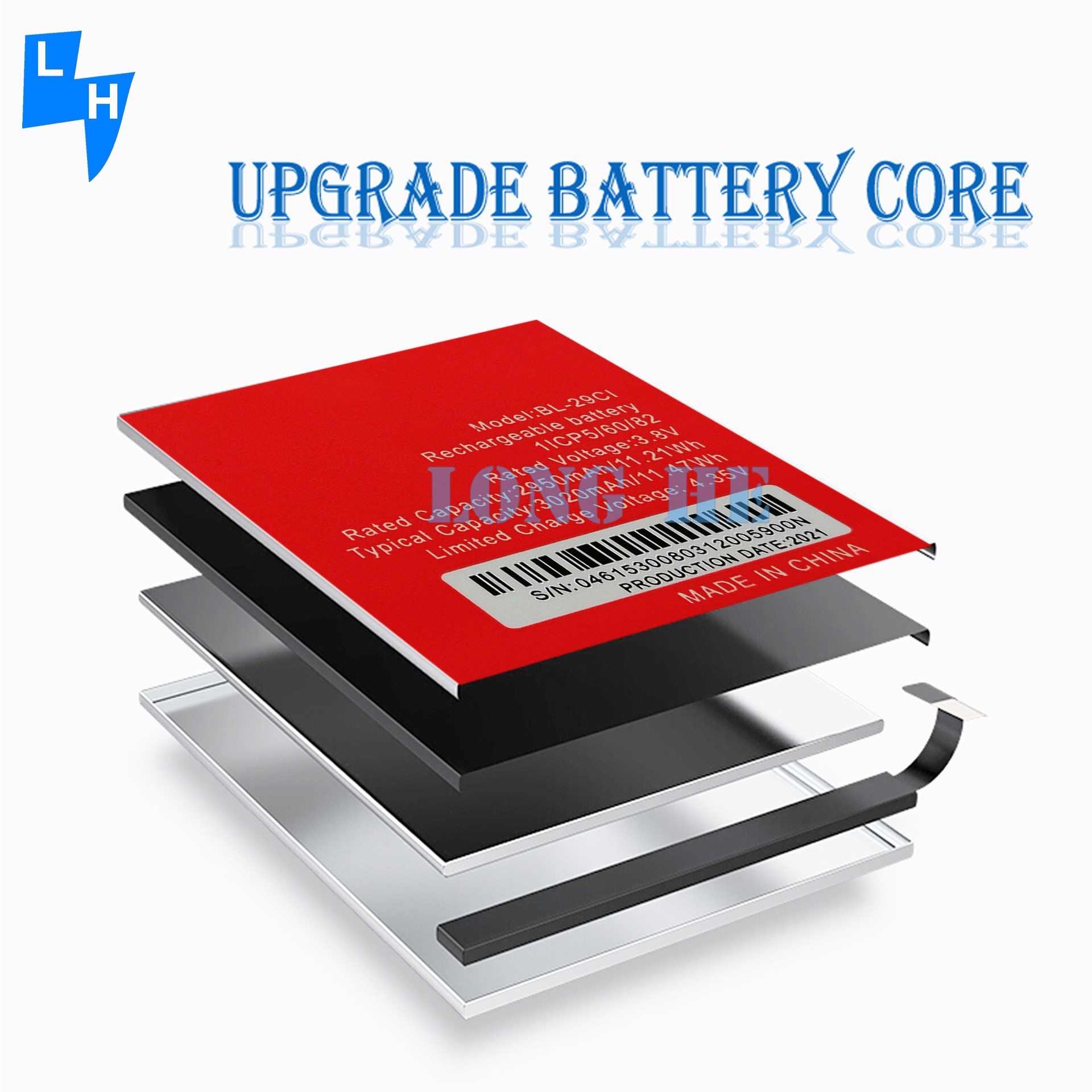 BL-29CI Rechargeable Batteries 3020mAh Battery for itel A36 Handheld Device