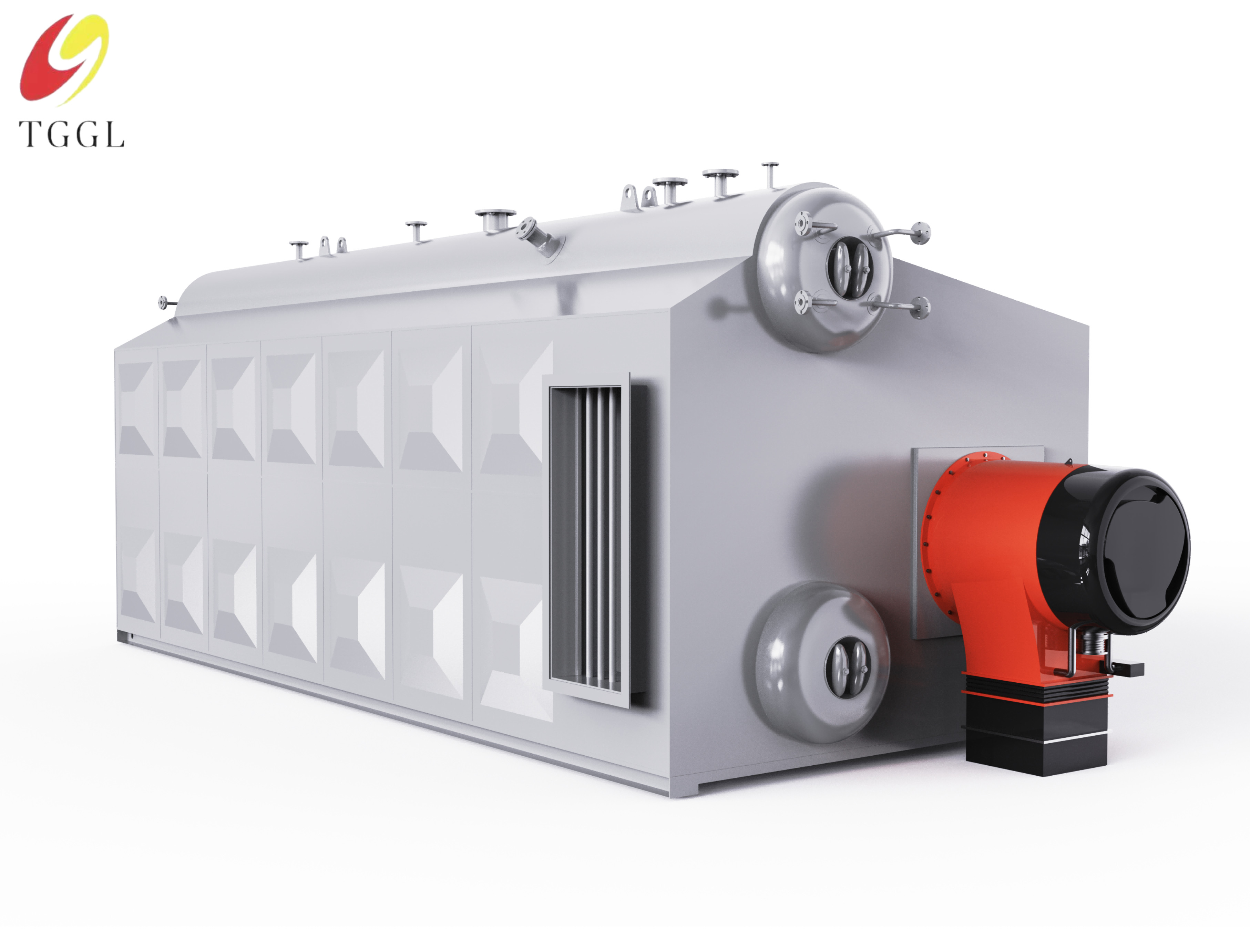 Intelligent Control Water Tube Steam Boiler With And High Thermal Efficiency