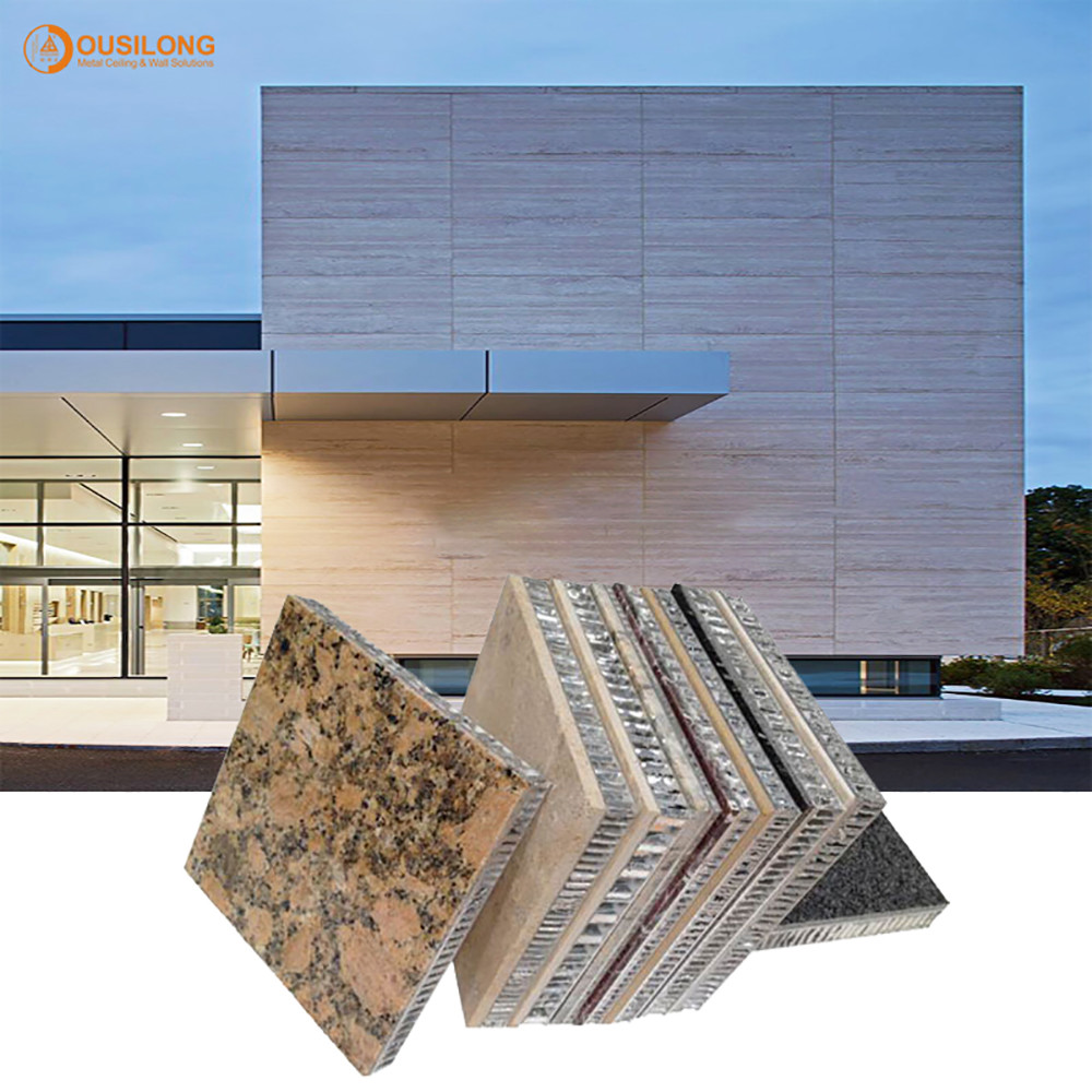 Architectural Tiles Aluminum Honeycomb Panel For Commercial Building / Exterior