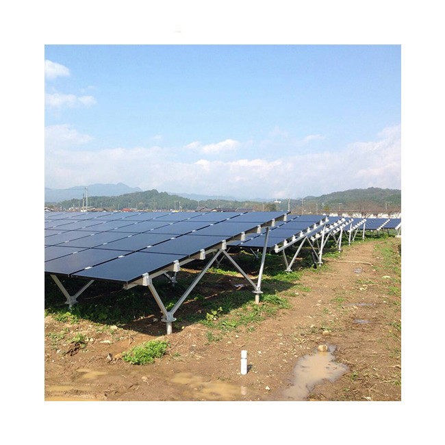 SGS Open Field Solar Mounting Structure With concrete foundation solar bracket solar mounting system