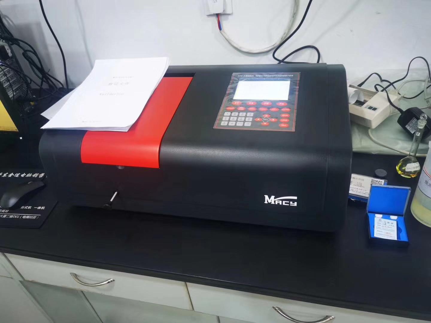 Import Lamp Laboratory Spectrophotometer Automatic Wavelength Setting Uv Vis