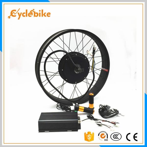 High Power Electric Bike Kit Front Wheel With 48v-72v 100amp Sine Wave / 96v