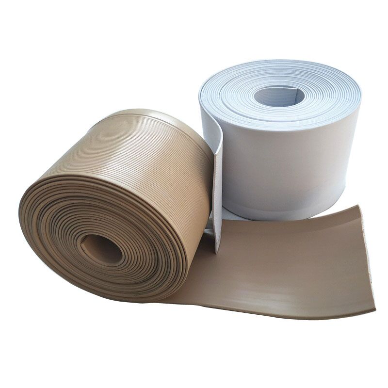Soft PVC Flexible Waterproof Skirting Board with Moulding Processing and Glossy Finish