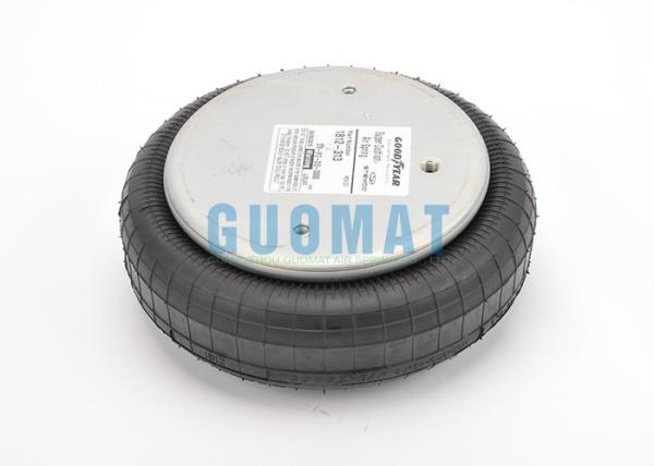Goodyear 1B12-313 Single Industrial Suspension Air Spring Rubber / Stainless