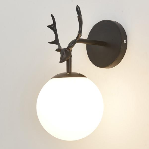 Modern bedroom wall lamp living room background wall corridor aisle antler wall
