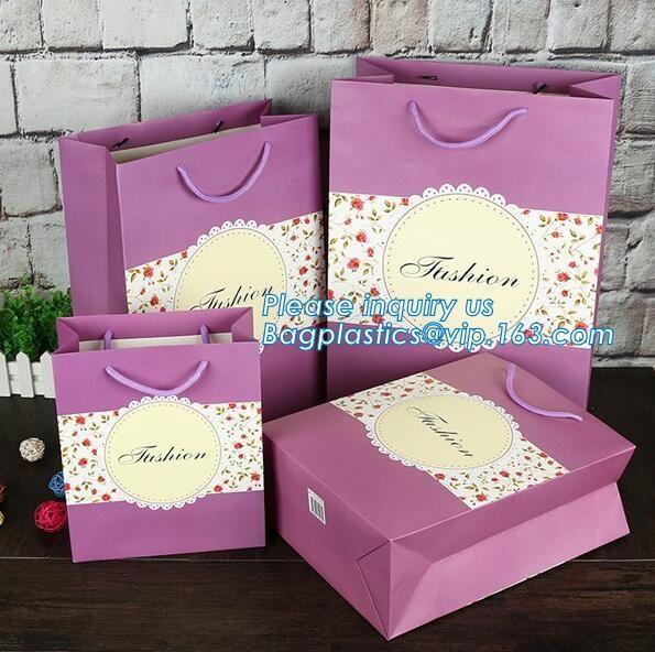 Luxury Paper Gift Carrier Shopping Bag Party Bag with Handles,printed paper carrier bag for apparel shopping bag, bageas