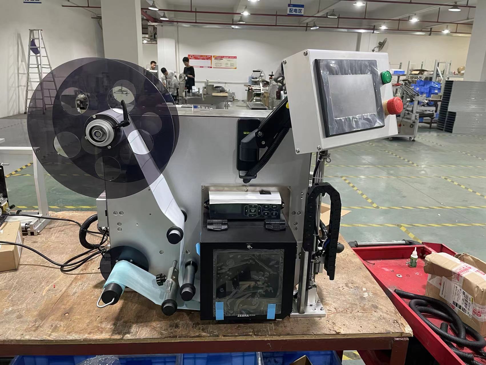 Durable Pneumatic Label Applicator for Food Containers Machinery Capacity 5000set/month