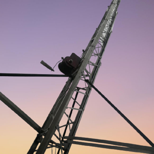 Mobile Towers 30M 11 Sections Portable Cow Cell On Wheels