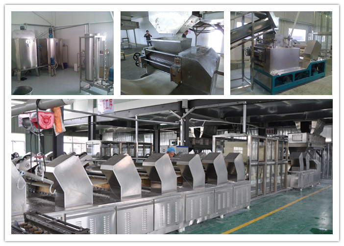 2 To 14 Tons Flour Using Fresh Noodle Production Line Making Ramen Noodle