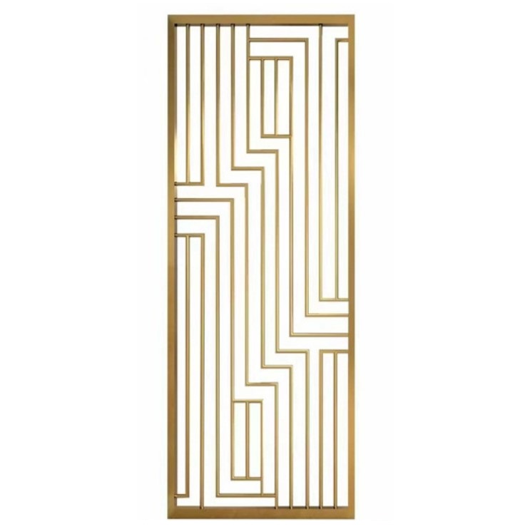 Metal screens vertical decorative room divider