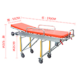 Mobile Ambulance Collapsible Stretcher Ems Gurney OEM Ambulance Trolley