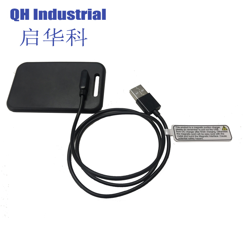 4Pin 2.54mm Pitch I Shape Precision Amphenol Connector magnetic spring loaded Magnetic Pogo Pin Charger Cable Connector