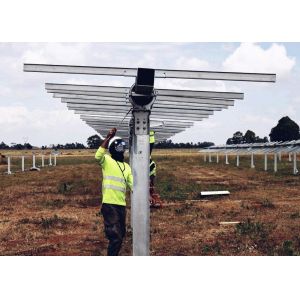 Simple Structure Single Axis Solar Tracker Solar Tracking System