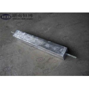  High Potential AZ63C M1C Magnesium Anode With Standard Ribbon Steel Core Manufactures