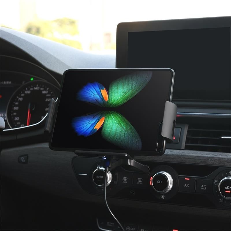 9V 1.67A Qi Wireless Car Charger Wireless Sensor Car Phone Holder For Samsung Galaxy Fold 3
