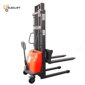 400kg Semi Electric Stacker With 540mm Overall Width 110V/220V