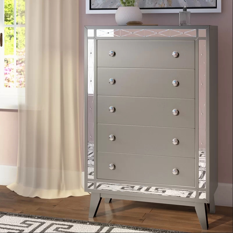 Custom Made upholstered Contemporary Bedroom Sets MDF Wood