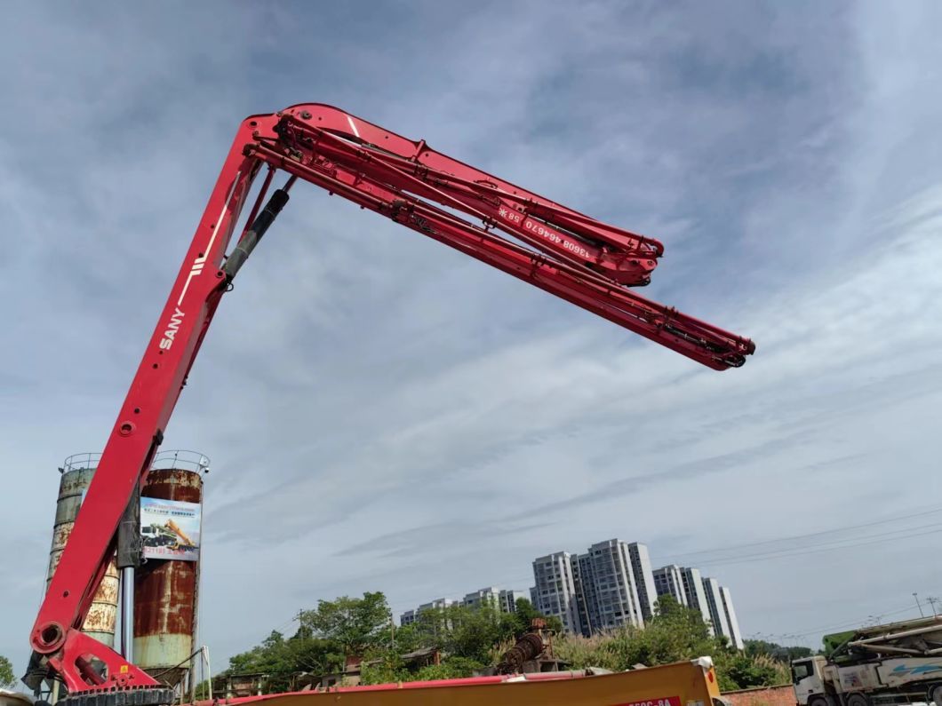 2020 Sy 56m Concrete Boom Pump Machine Equipment Used Concrete Pump Truck