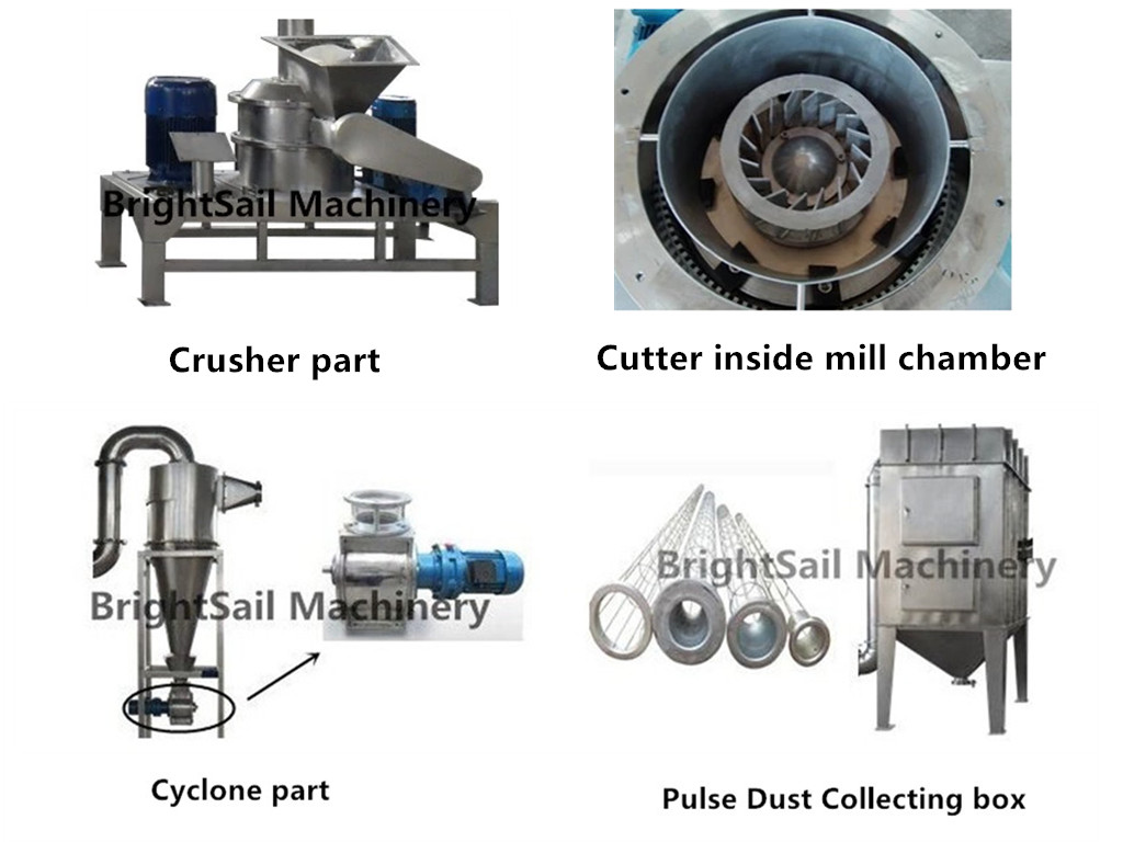 Brightsail ACM Ultra Fine Powder Grinder 1500 Kg / H Air Classifier Mill