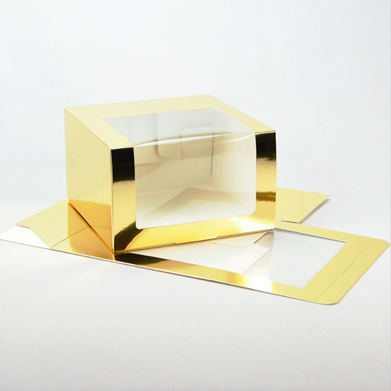 Marble Foldable Paper Packaging Baseball Cap Hat Snapcap Box with Clear Plastic Window