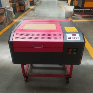 China 50W Laser engraver machine 400*400mm 440 with up and down table and air blower for DIY gift or crafts on sale