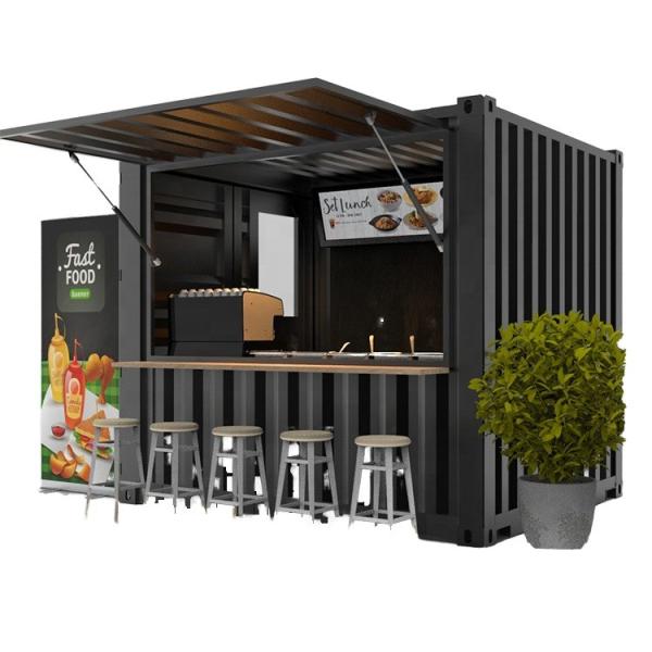 Small Tavern Coffee Shop Mobile Tavern Customizable Modern Prefabricated Steel