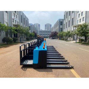  Electric Pallet Stacker Handling Vehicle Jack 3500 KGS Load Capacity Manufactures