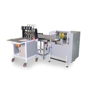 China Book Exercise Making Automatic Paper Sheet Notebook Flat Saddle Wire Stitching Binding And Folding Machine on sale