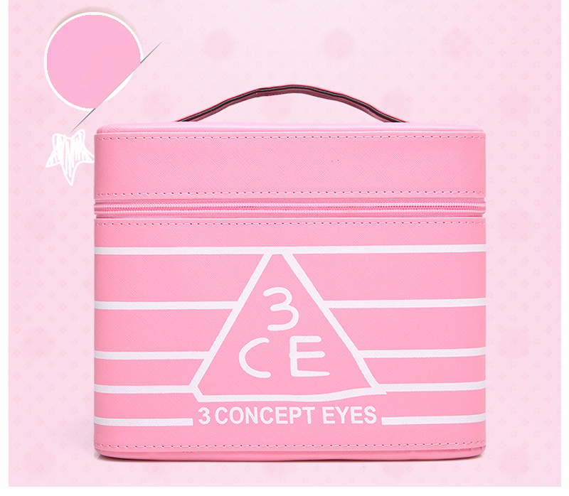 Zipper PU Makeup Bag Case