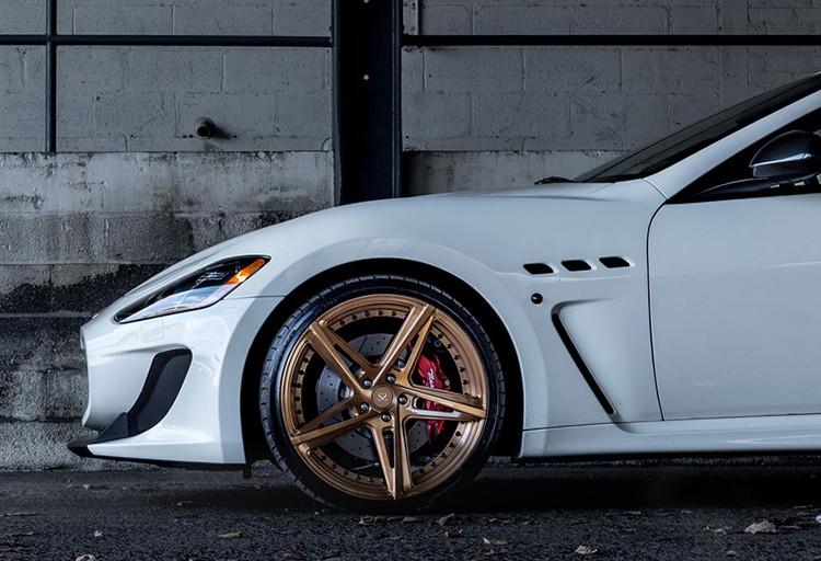 Black Hyper Silver Forged 2 Piece Rims Wheels Chevrolet Corvette C8 Staggered 21inch