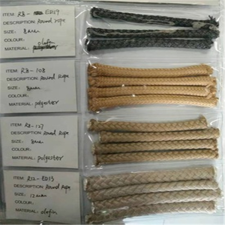 Eco Friendly Braided Rope , Olefen PP Twisted Webbing For Outdoor Chairs