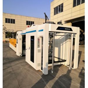 China Professional Automatic Flute Laminator For High-Speed Cardboard And Corrugated Paperboard Flute Glue Lamination Machine on sale