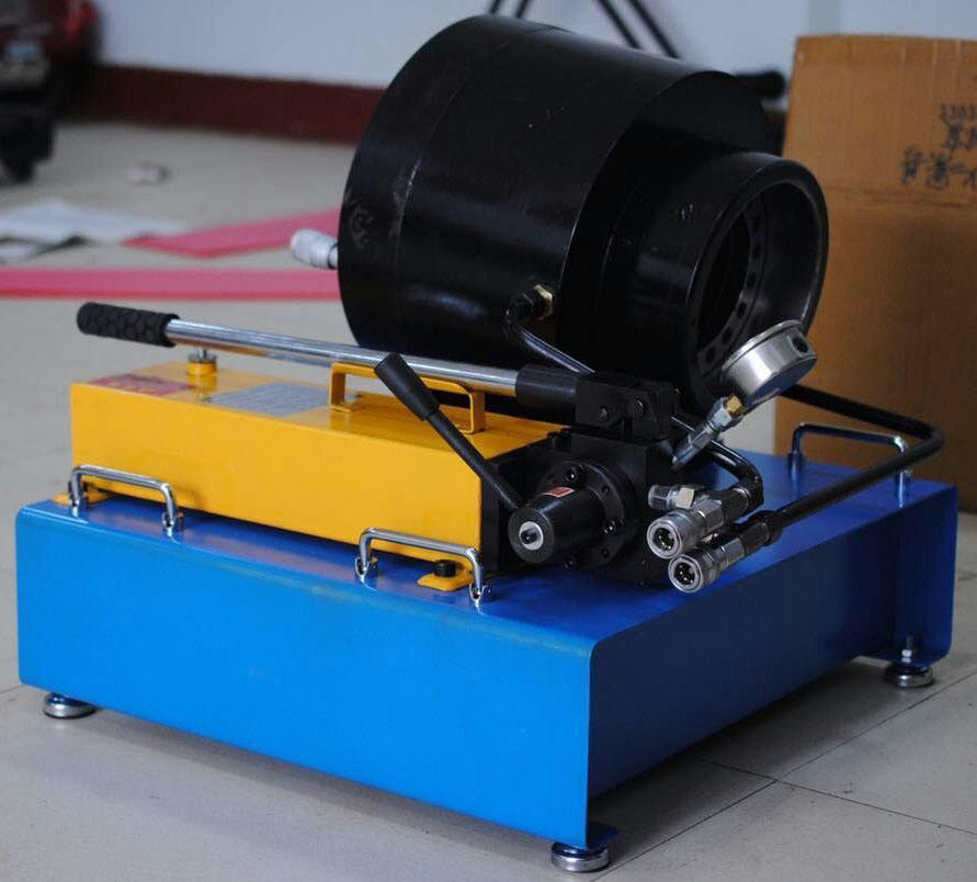 70Mpa Steel Manual Hose Crimping Machine High Efficiency 1/4'' - 2''
