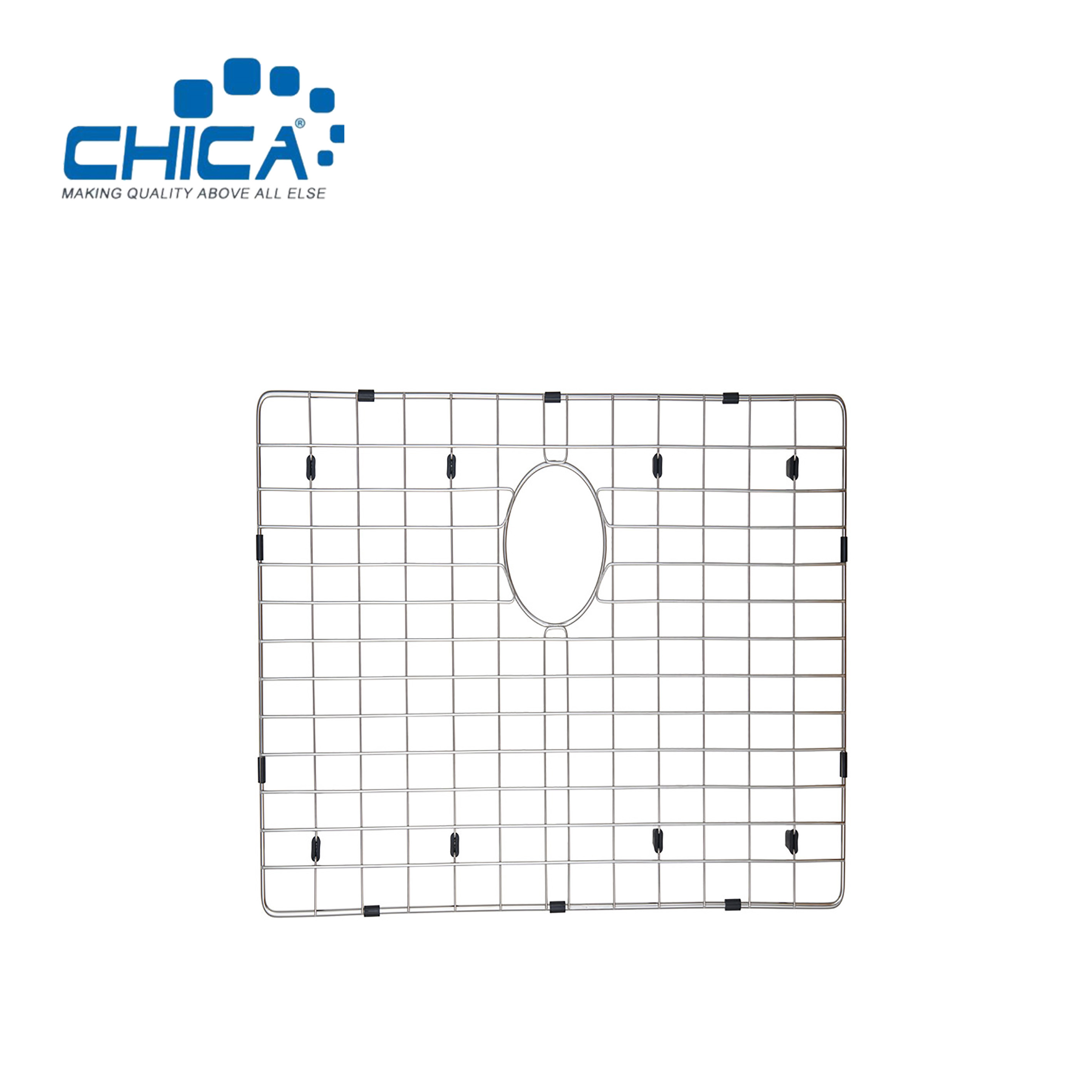 Kitchen Sink Grid and Sink Protectors Stainless Steel Sink Grids for Bottom of Kitchen Sink With Drain