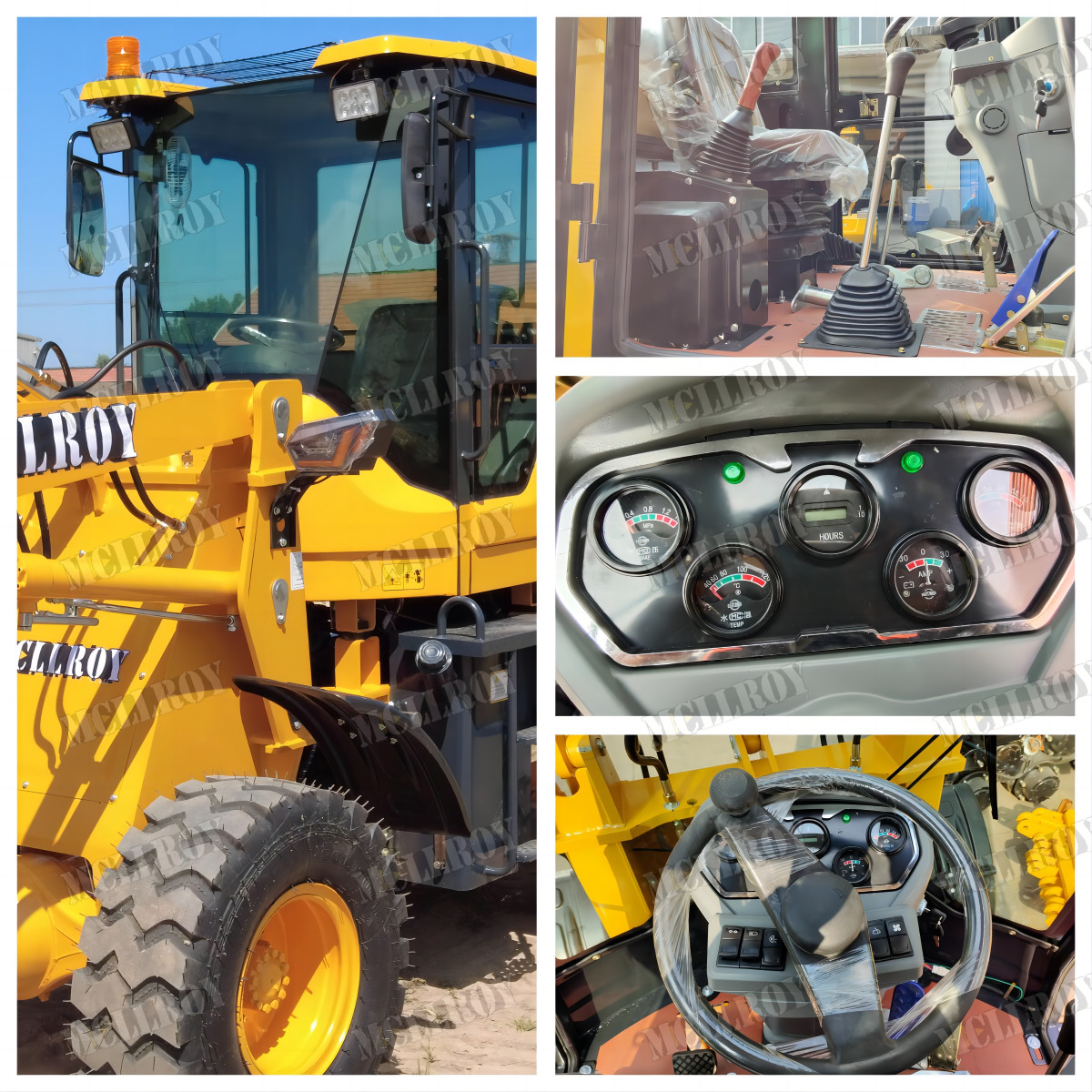 Small Front Wheel Loader Machine Rate Load 1500kg