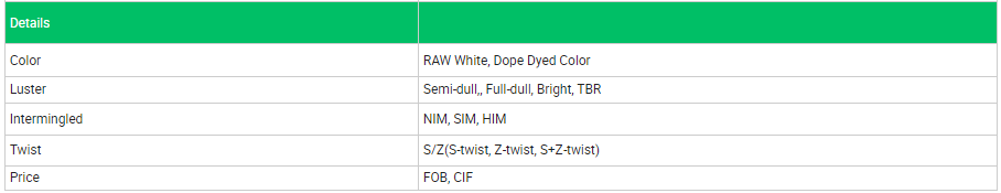 Polyester DTY Yarn 150D/48F - Semi-Dull Raw White