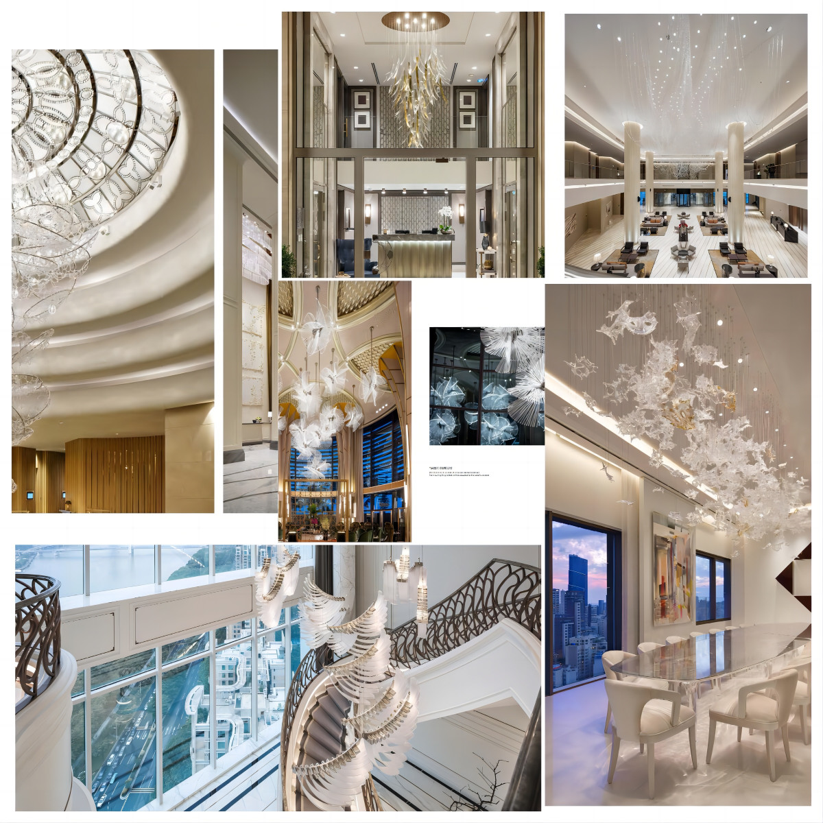 Tailor Made Crystal Ribbon Chandelier Modern European Chandeliers