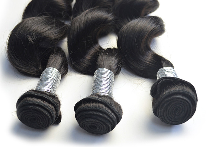 Health Peruvian Virgin Hair Loose Wave / 100g Peruvian Body Wave Hair With Unprocessed