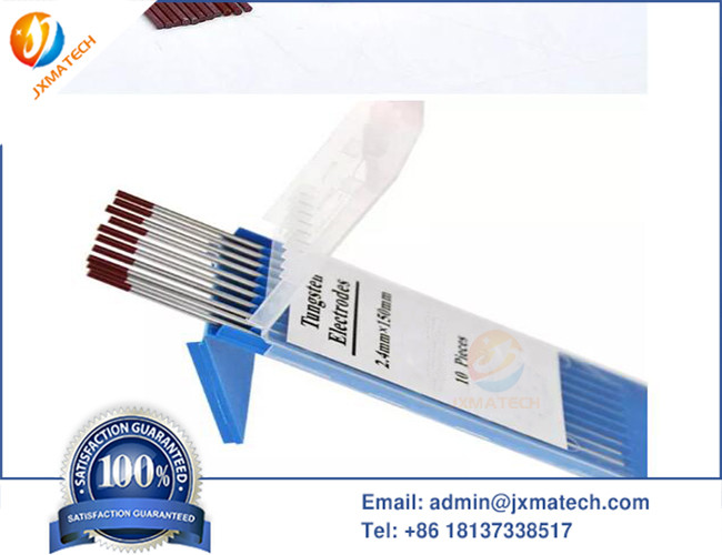 JX 2% Thoriated Tungsten Copper Alloy Electrodes WT20 Black Surface