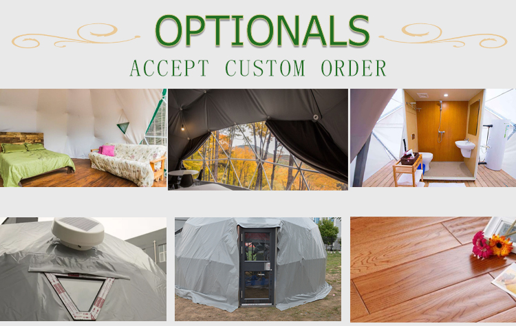 Windsurfing outdoor Eco-Living hexa 20M big Portable geo Domes house tent
