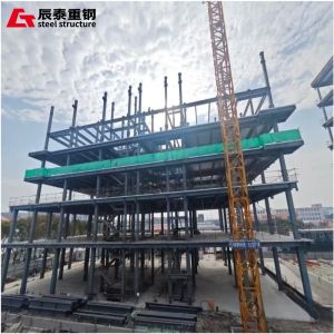 Customized Multi Storey Steel Frame Construction Prefabricated