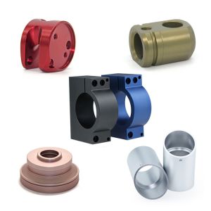 S45C CNC Turning Parts Anodized Aluminum Turned Parts SO14001