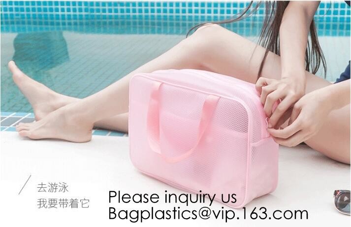 Promotion Travel PVC Cosmetic Pouch,PVC Makeup Bag Pouches Tote Clear Transparent Cosmetic Travel Bag For Sale