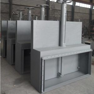 Plug - In Electric Isolation Damper Door With Opens And Closes Flexibly