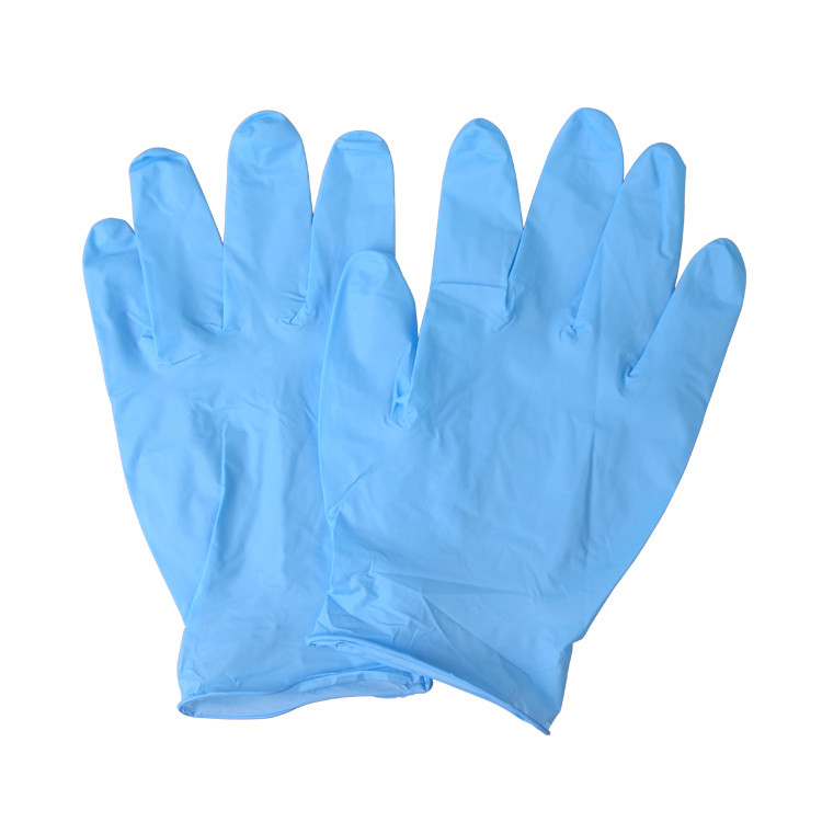 Ambidextrous 12X24CM Powder Free Nitrile Exam Gloves Medical Protective Gloves