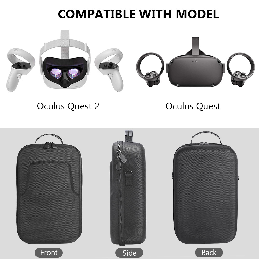 NEW EVA Hard Travel Protect Box Storage Bag Carrying Cover Case for Oculus Quest 2/Oculus Quest All-in-one VR and Accessories
