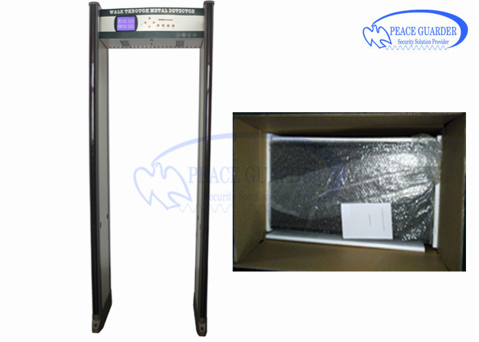 PG600M Door Frame Security Metal Detectors , Full Body Multi Zones Metal Detector For Subway